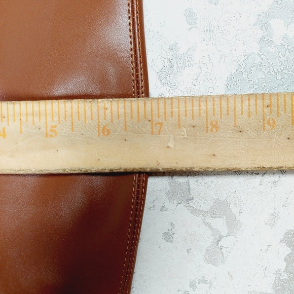 NEW TORGEIS Women’s Square Toe Brown Knee High Boots M347 - Picture 9 of 12